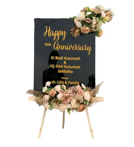 Papan Bunga Akrilik Buring Kencana